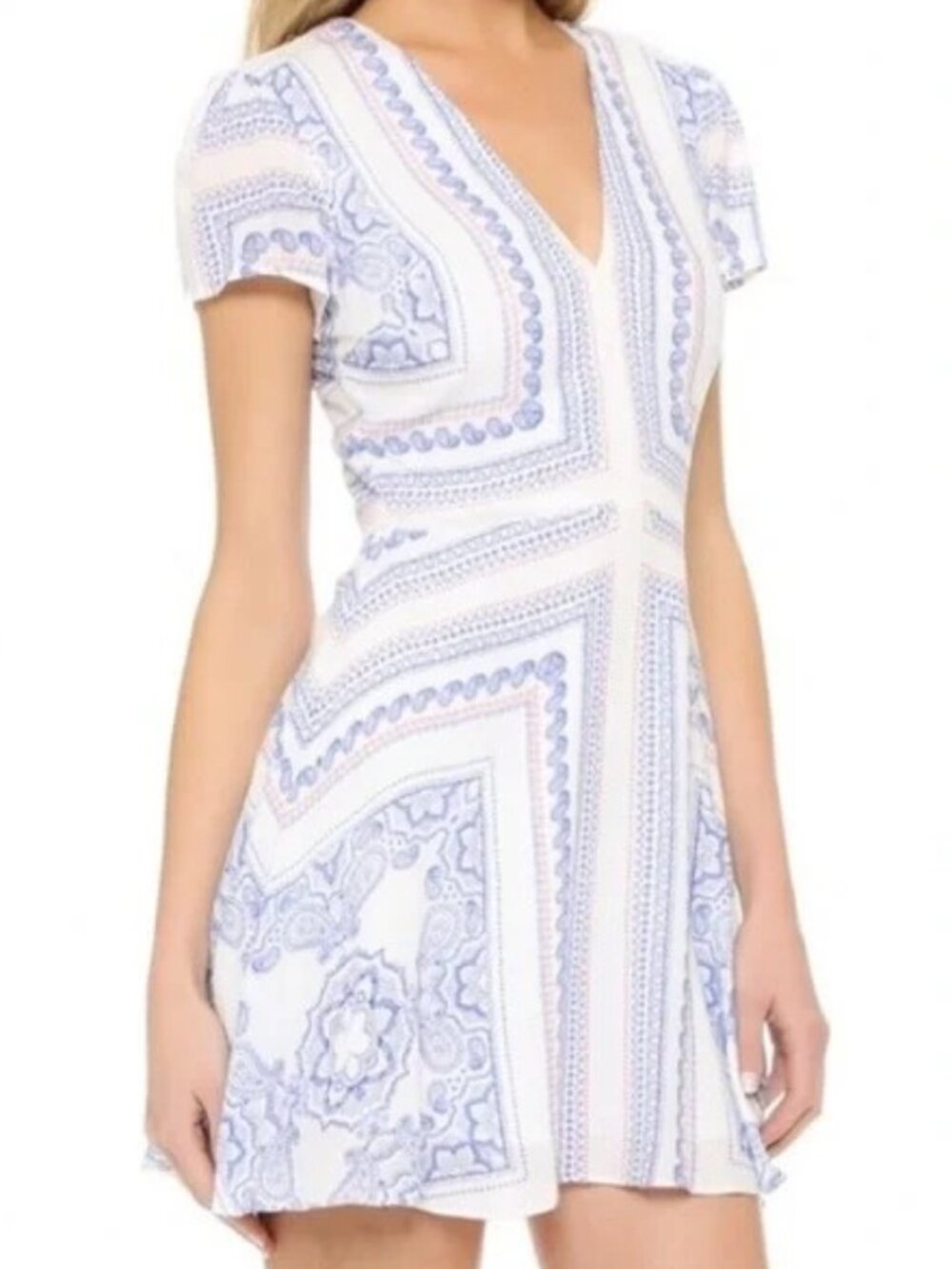 Lovers & Friends "Cassidy" Short-Sleeved Dress, Size Small